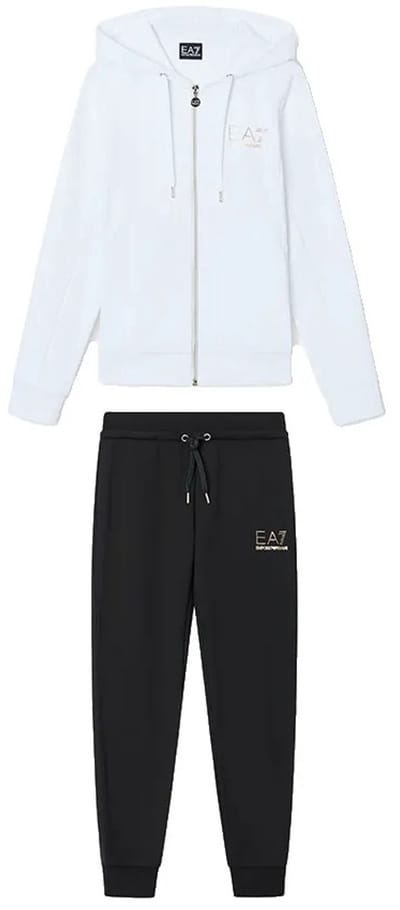 Ea7 Emporio Armani 8ntv51_tj9rz Trainingspak Wit,Zwart L Vrouw