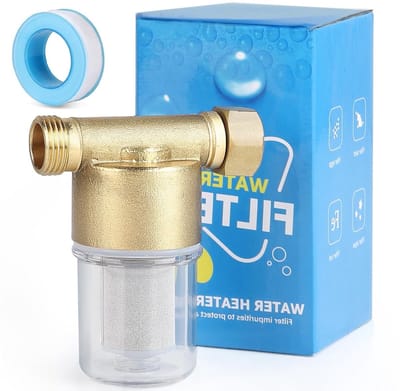 Home Waterfilter 1/2 Inch, Voor Huisaansluitingen, Voorfilter 40 μm, Effectieve Waterzuivering voor Douche, Kraan en Wasmachine, Verwijdert Waterverontreinigingen