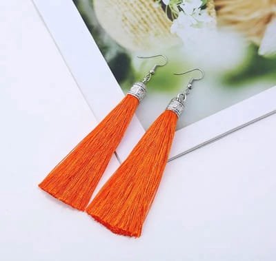 Akyol - oorbellen koningsdag - kwast oorbellen - koningsdag - oorbellen - oranje - carnaval - oorhangers oranje