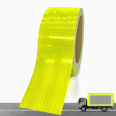 Dailygoods- Reflectietape 50mm x 9m - Zelfklevend - Waterdicht - Reflecterende Strips - Veiligheidsband - Weerbestendig - Waarschuwingsband