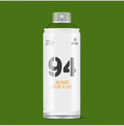 MTN94 Groene spuitbus - 400ml lage druk en matte afwerking spuitverf
