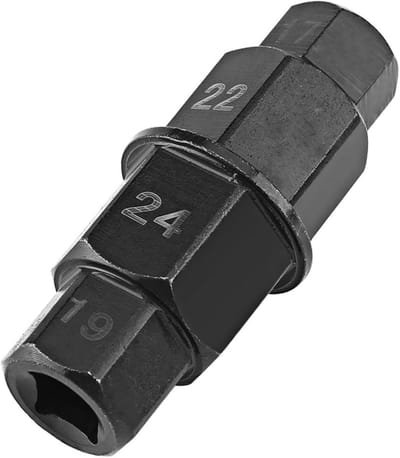 Motorfiets voorwiel hex sleuteladapter 17 19 22 24mm - Axeltrekker gereedschap - Eenvoudige installatie en verwijdering - ShopVlot