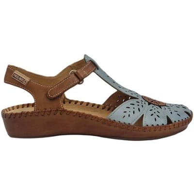 Pikolinos - P. VALLARTA 655-0841C1 - Platte sandalenDames Sandalen - Kleur: Blauw - Maat: 40