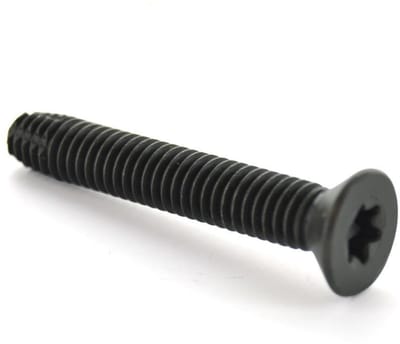 Vloerplank Schroeven - Parket Schroeven - Vloeren Monteren - Type F Punt - 100 stuks - Zwart