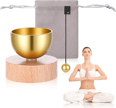 Set van Kleine Tibetaanse Klankschalen met Opbergzak - Ideaal voor Meditatie, Yoga en Stressverlichting, Inclusief 7 Chakra Klankschalen voor Ontspanning en Mindfulness