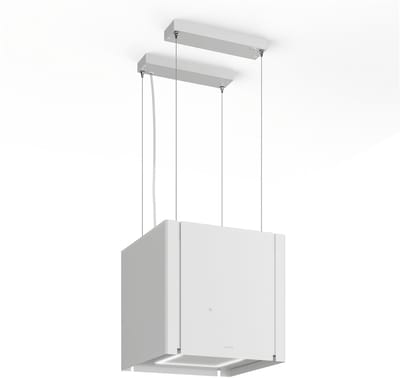 Klarstein Velaire afzuigkap - 40 cm plafondmontage, energieklasse A++, 601 m³/u luchtstroom, touchbediening, LED, vaatwasmachinebestendige filters, keukenafzuigkap, wit