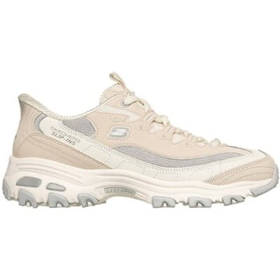 Skechers D LITES-SMOOTH NOSTALGIA Dames Instappers - Naturel / Grijs