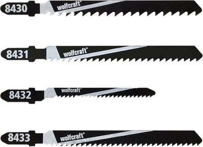 wolfcraft - Decoupeerzaagbladen - 10 stuks - T schacht decoupeerzaagjes - 8430000