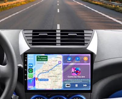 Autoradio 2/32GB met Carplay en Android auto | Geschikt voor Suzuki Alto en Nissan Pixo 2009-2018 | Radio scherm met Navigatie | 2009 2010 2011 2012 2013 2014 2015 2016 2017 2018 | GF FZ | Met dodehoek spiegels