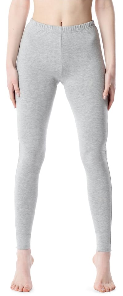 Bellivalini Dames Lange Leggings van Viscose - Sport – Vrijetijdsbroek - Sporbroek - Yogabroek - BLV-BLV50-203-LE - Melange - S
