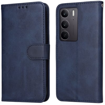 Coverup Hoesje - Geschikt voor OPPO A5 5G Hoesje - Coverup Book Case - Blauw