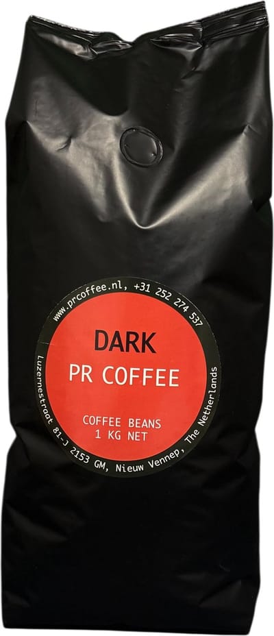 PR Coffee - Dark Roast Espresso koffiebonen 1 kg - Intensiteit 5/5