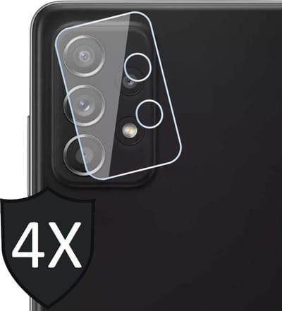 Camera Screenprotector geschikt voor Samsung Galaxy A52s - Tempered Glass Screen Protector - 4 Stuks