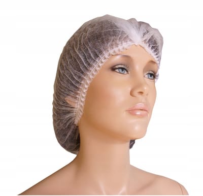 Ponik's Wegwerp Fleece Hoed HARMONIKA CLIP - Universele Wegwerp Caps - 100 Stuks