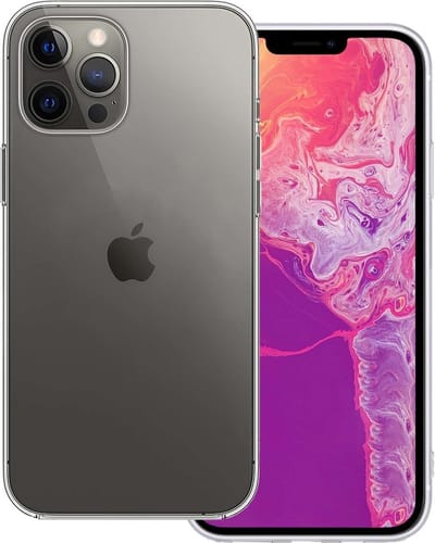 Hoesje Geschikt voor Apple iPhone 13 Pro - Sterk & Shockproof - Hoes Cover - Siliconen Case - Transparant