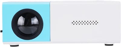 Draagbare Miniprojector - Kleine Buitenfilm - Thuisbioscoop Creëren - 1080P Full HD - 100 Inch Scherm - Blauw Wit