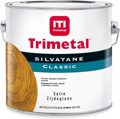 Trimetal Silvatane Classic Satin - 2,5 l - 15 m²/l - Kleurloos - Afwerkingslaag