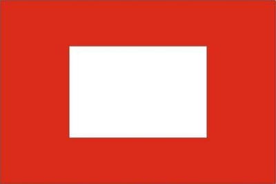 Sleepvlag 70x100cm Finishvlag rood
