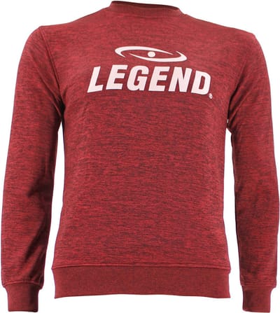 Trui/sweater dames/heren SlimFit Design Legend Rood 10-11 jaar