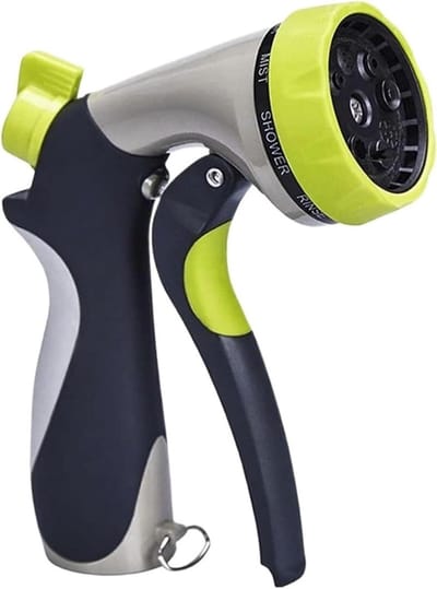 Slangpistool - Tuinslangmondstuk - Tuin en Auto - 8 Functies - One Size - Veelkleurig