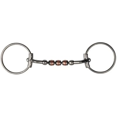 2-rings paardenbit met gebogen mondstuk Metalab Magic System