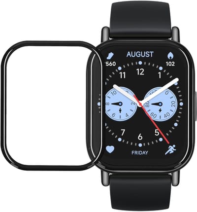 kwmobile Beschermfolie geschikt voor Xiaomi Redmi Watch 5 Lite Schermbeschermer - 2 x screenprotector smartwatch anti kras