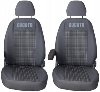 Premium Line - Stoelhoezen FIAT DUCATO (2006-2025) - 1+1 Set - Hoge kwaliteit stof - Bescherming tegen slijtage - Modern design