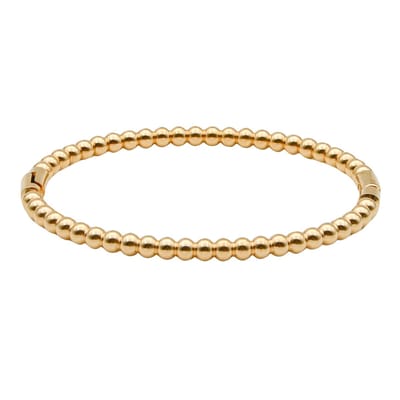 Marama - armband Amira Goud - dames armband - titanium - gold plated - nikkelvrij - scharnier sluiting - subtiele damesarmband