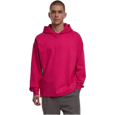 Urban Classics - Organic Loose Hoodie/trui - M - Felroze