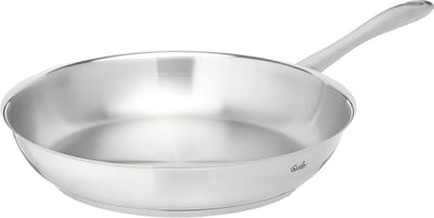 Roestvrijstalen Pan 28 cm - Perfect voor Bakken en Stoven, Geschikt voor Alle Hittebronnen, Inclusief Inductie