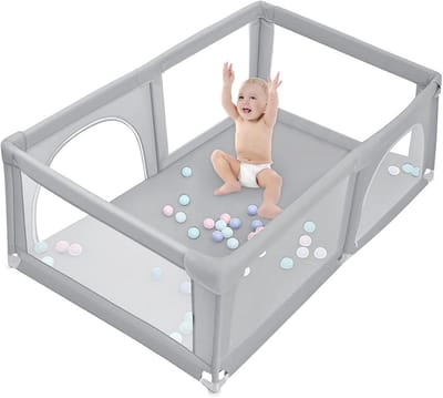 Modulaire Kinderbox voor Binnen en Buiten met Antislip Zuignappen