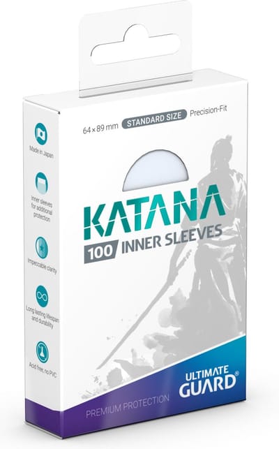 Ultimate Guard Katana Inner Sleeves Standard Size (100)