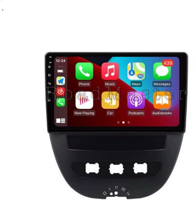 Navigatiesysteem auto met scherm - autoradio geschikt voor CarPlay en Android auto - bluetooth radio - geschikt voor Citroen C1 2005-2014