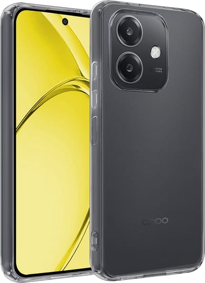 Hoesje - Geschikt voor OPPO A40 - Sterk & Shockproof - Hoes Cover - Siliconen Case - Telefoonhoesjes - Transparant