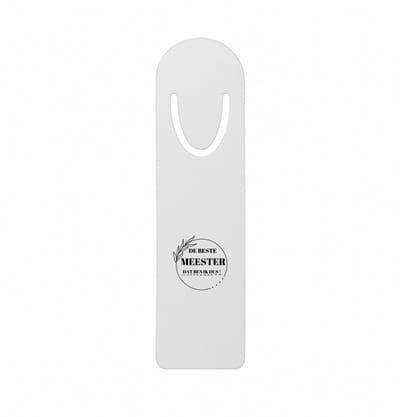 Hacebo® - beste meester dat ben ik dus metalen boekenlegger - Meester - leraar - collega's - verjaardag - afscheidscadeau - geschenk - leuke cadeau - kado Bladwijzer boekenleggers - 12.7 cm x 3.2cm