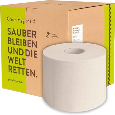 Toiletpapier - Zacht papier - Dagelijks gebruik - Plasticvrij en gerecycled - 36 rollen - Hoogwit