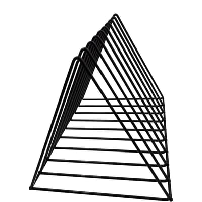 Support de rangement en métal à 9 emplacements pour disques vinyles, organiseur de rangement pour albums vinyles, magazines, livres, CD et albums noir