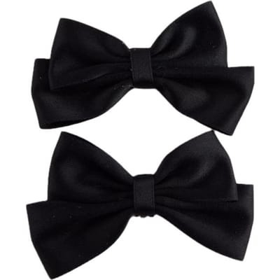 1 paire de chaussures à fleurs avec nœud, accessoires de mariée, breloque de chaussure, boucle de décoration, Clips noir