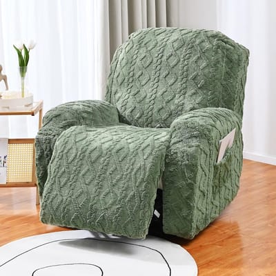 4/6/8 stuks per set, dubbelzijdig jacquard vlechtwerk Chivas bankhoes, elastische zachte bank fauteuil hoes decoratieve bescherming 1 seater
