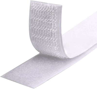 Zelfklevend Klittenband 8 Meter Wit 20mm – Extra Sterk Dubbelzijdig met Haak- en Lusband