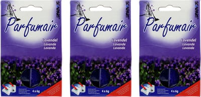 Scanpart - Parfumair - Geurkorrels / Geurparels - Lavendel geur - 12 zakjes a 6 gram - Voor een frisse geur - VOORDEELPAK