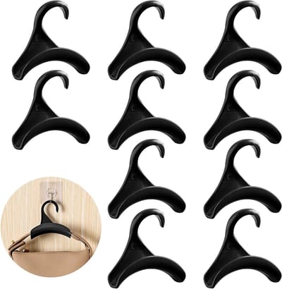10 Stuks Handtas Hangers en Kledinghangers voor Kledingkast - Handtas Ophanghaak voor Rugzakken, Sjaals en Riemen