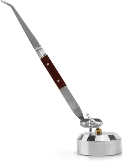 Verstelbare Horloge Pincet met Geïsoleerde Hoekige Punt, Ideaal voor Sieradenmaken, Reparatie en Lassen, 1 Set van Hoge Kwaliteit
