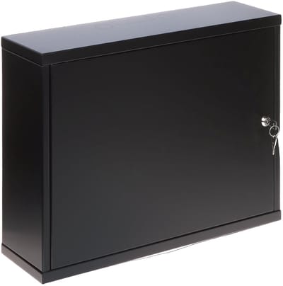 WL4 STC5-B zwarte universele afsluitbare stalen montage kast