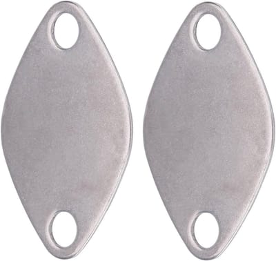 2-delige EGR klep afsluitplaat set voor Renault Espace, Laguna, Master en Trafic - Geschikt voor 2.2 en 2.5 DCI motoren, verbeterde prestaties en emissiebeheersing