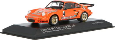 Porsche Carrera RSR 3.0 Minichamps Modelauto 1:43 1975 Hans Heyer Jägermeister 430756904