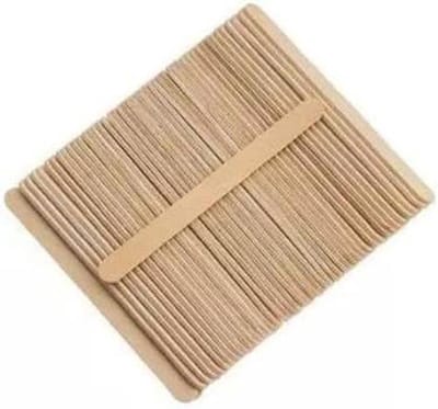 Wax Spatels - Houten Applicators - Nauwkeurig Harsen - Milieuvriendelijk Materiaal - 100 Stuks - Houtkleur