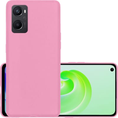 Hoesje - Geschikt voor OPPO A76 - Sterk & Shockproof - Hoes Cover - Siliconen Case - Lichtroze