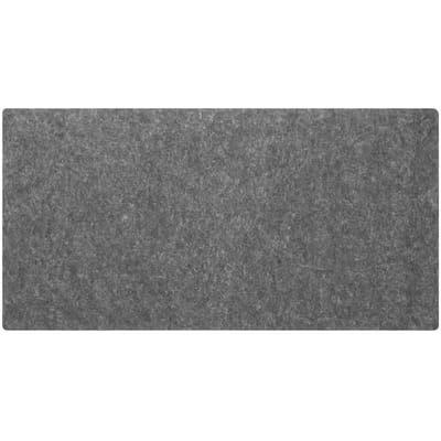 Tapis de Souris Grande Taille Tapis d'Écriture Tapis pour Clavier et Souris Antidérapant Protecteur de Bureau pour Maison et Bureau Accessoires de Jeu 40*90cm gris foncé