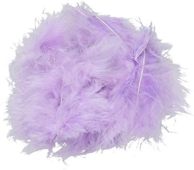 Efco Lila Marabou Veren - 20 stuks voor hobbywerkjes - 10-12cm